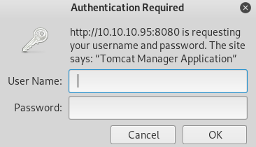 Tomcat Application Manager Login